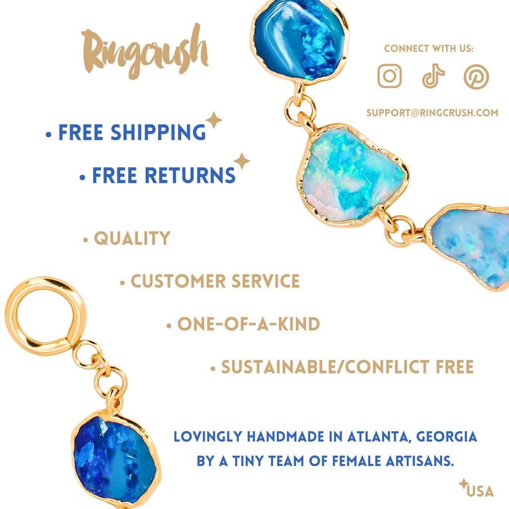 24k Gold Filled Raw Gemstone Necklace • Natural Birthstone Gift • Rough Stone Pendant • Handmade Crystal Jewelry • Ringcrush
