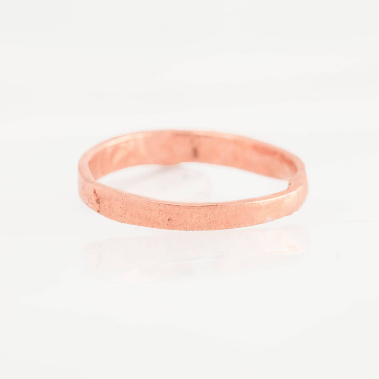 3mm Rose Gold Textured Band