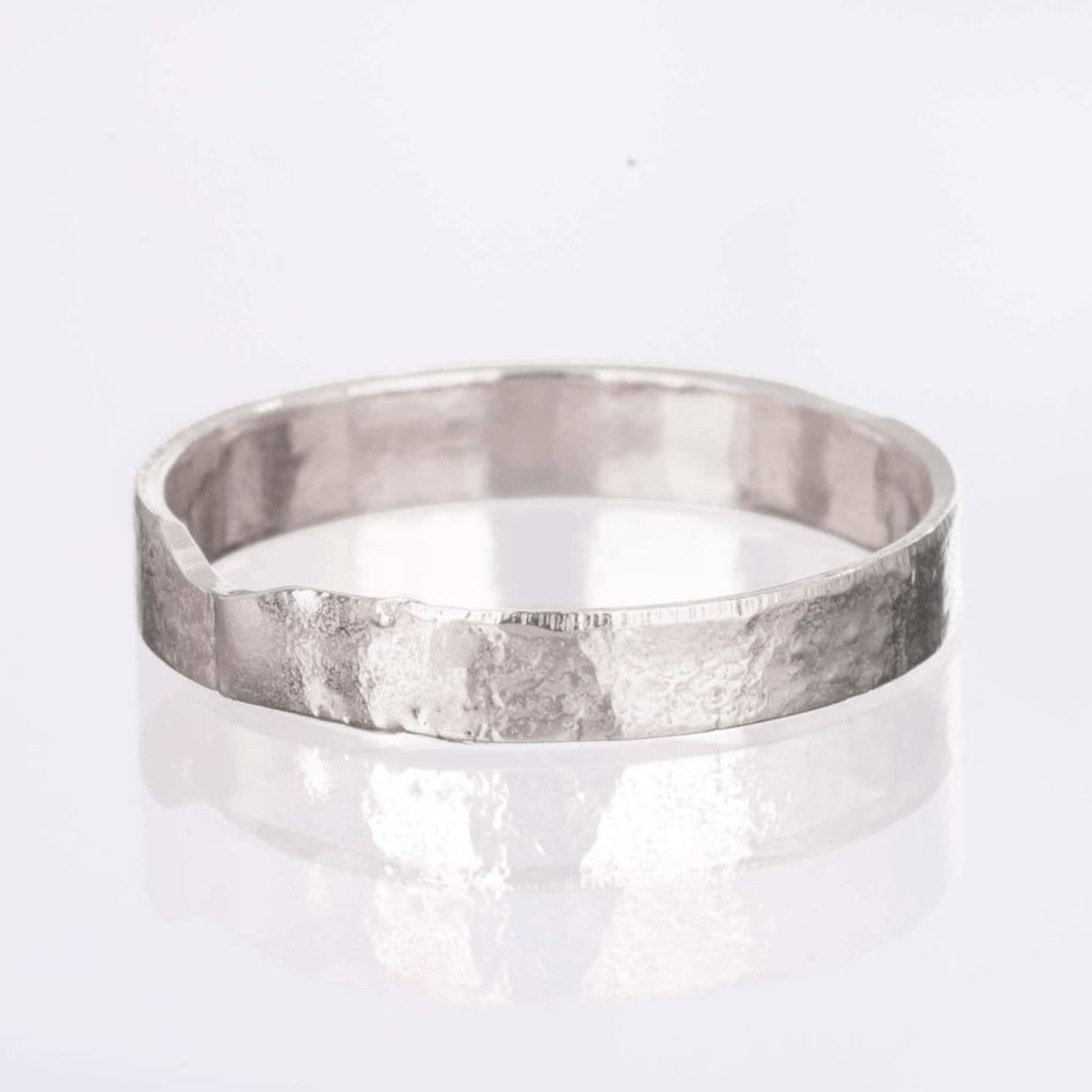 3mm Sterling Silver Textured Band
