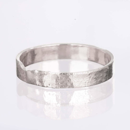 3mm Sterling Silver Textured Band
