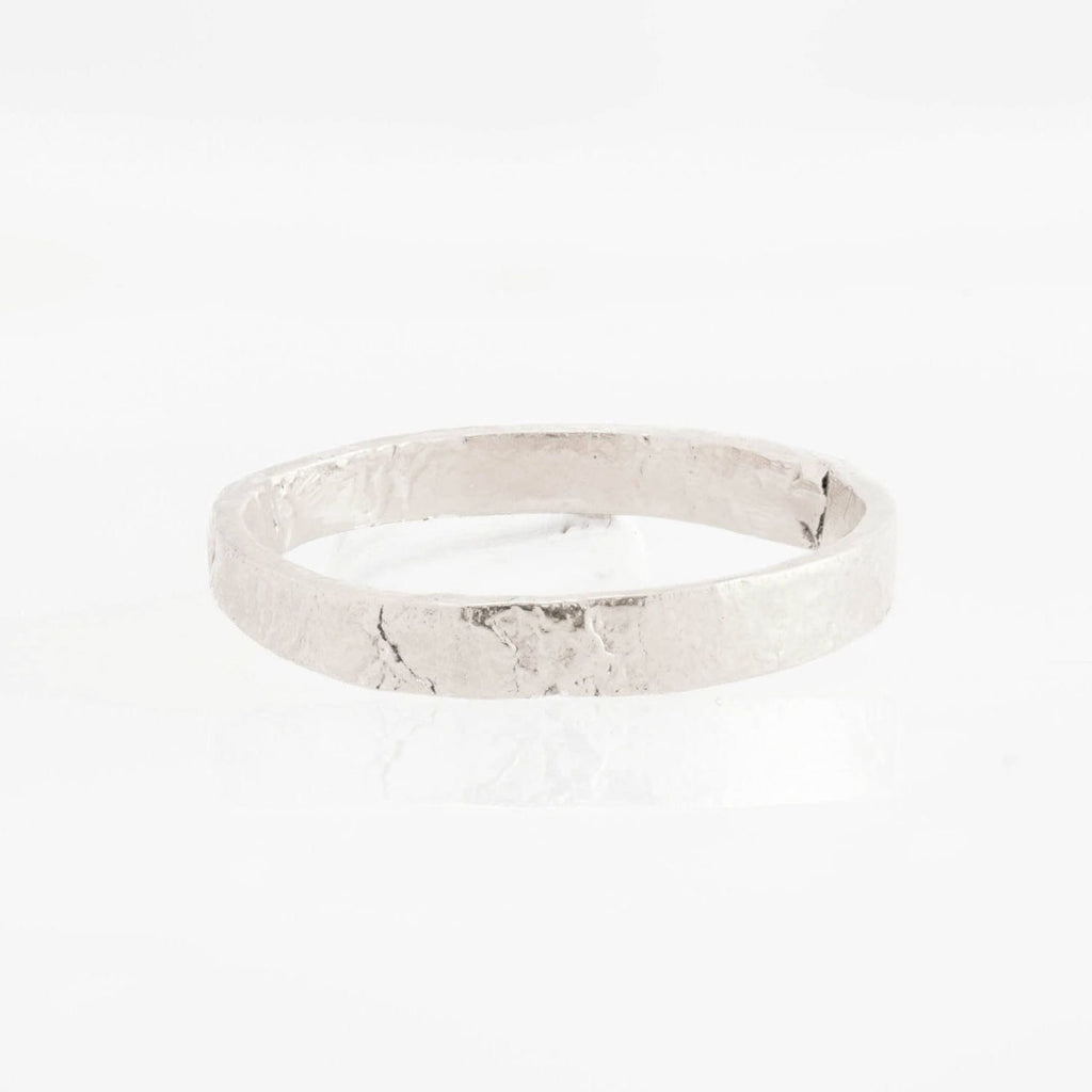 3mm Sterling Silver Textured Band