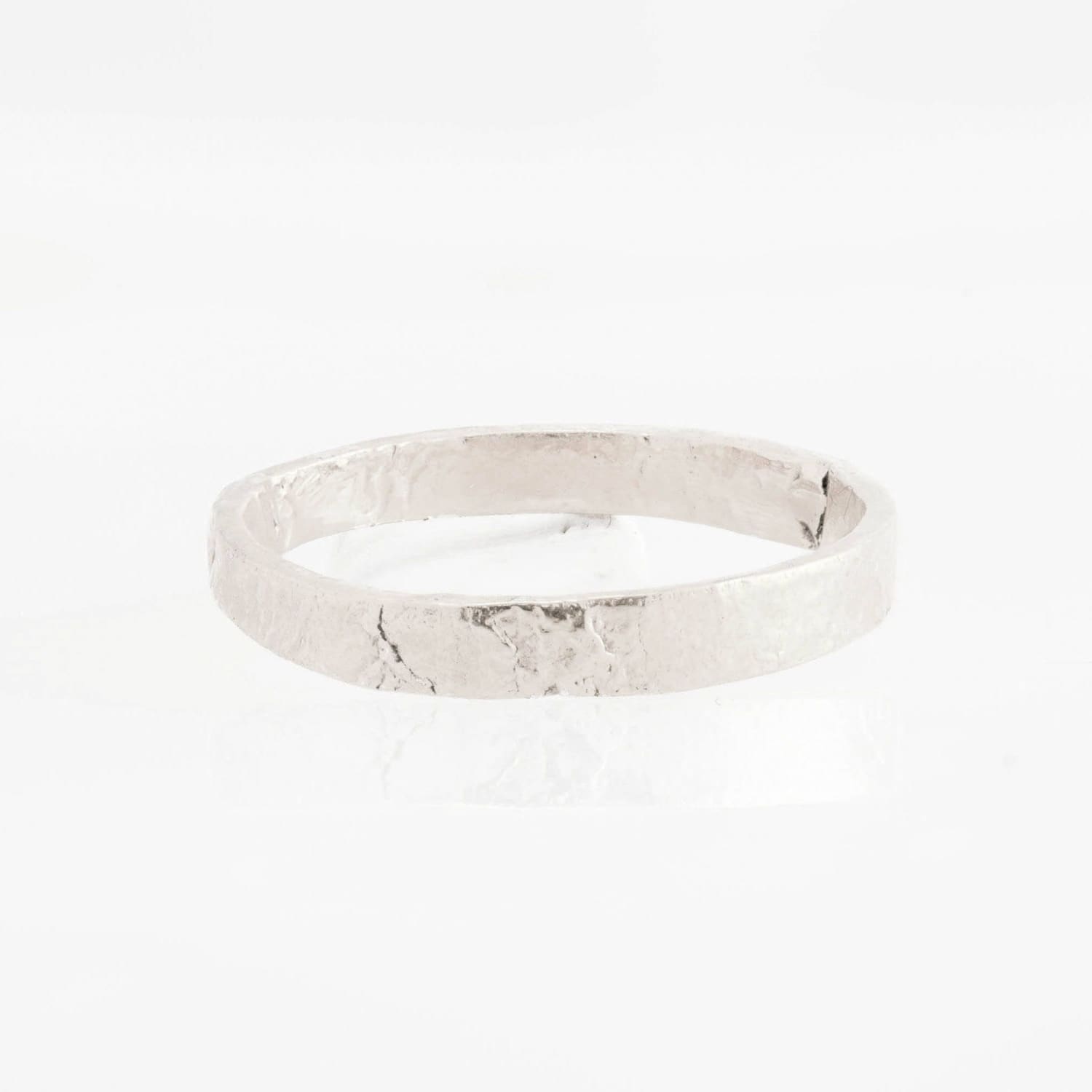 3mm Sterling Silver Textured Band