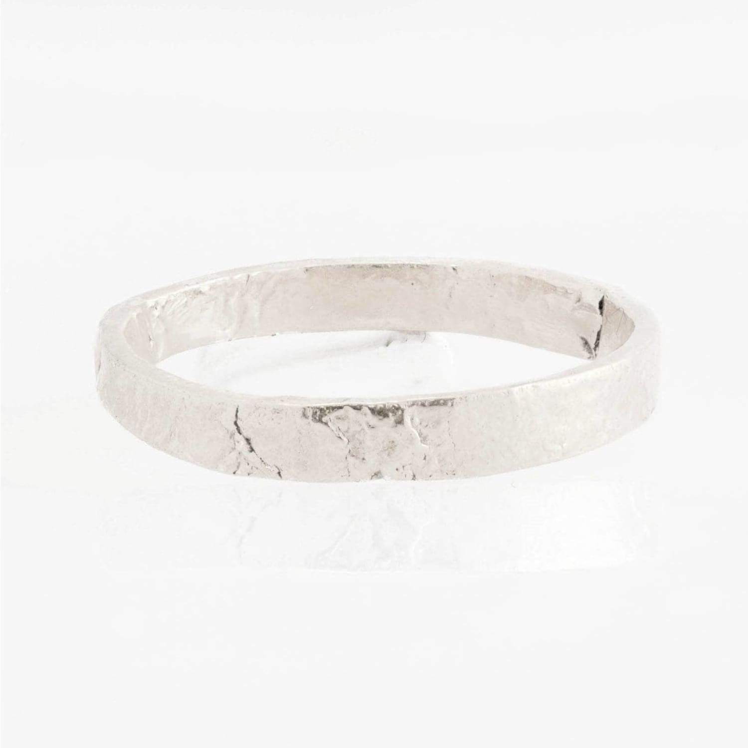 3mm Sterling Silver Textured Band