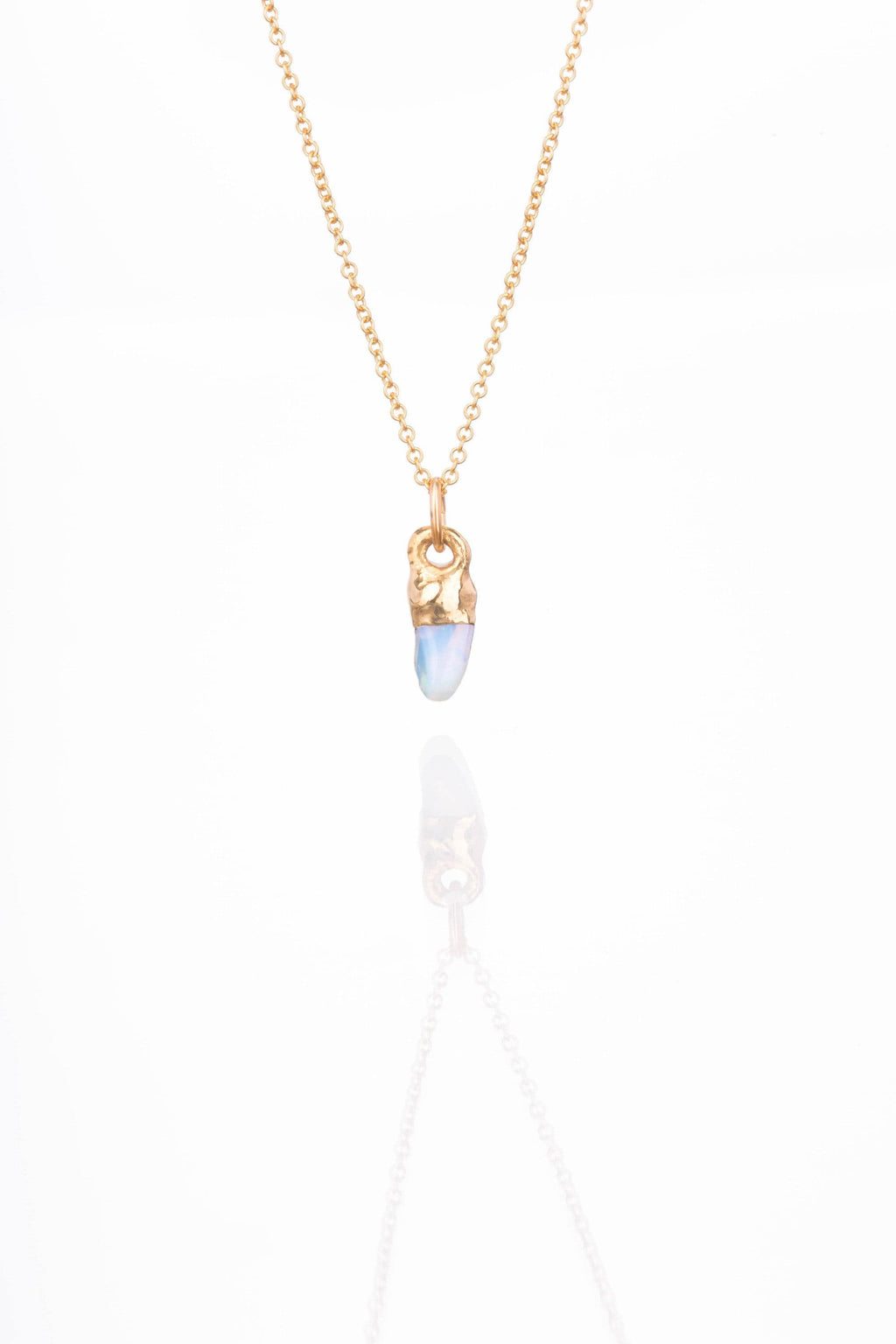 Dainty Raw Opal Necklace • Gold Fill • Charm Pendant • Raw Gemstone Crystal Necklace • Boho Necklace • Australian Opal • Fall Jewelry