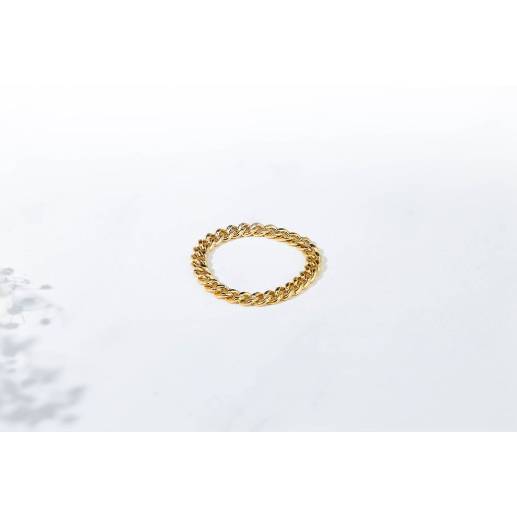 Cuban Link Chain Ring