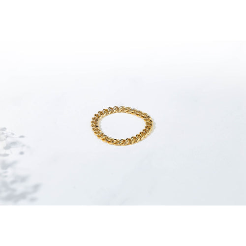 Cuban Link Chain Ring