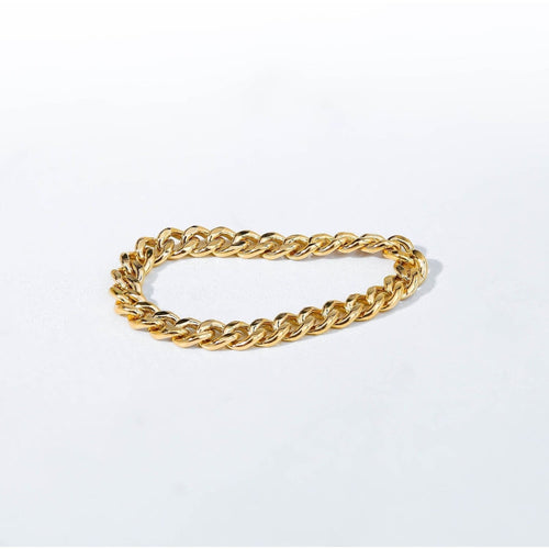 Cuban Link Chain Ring