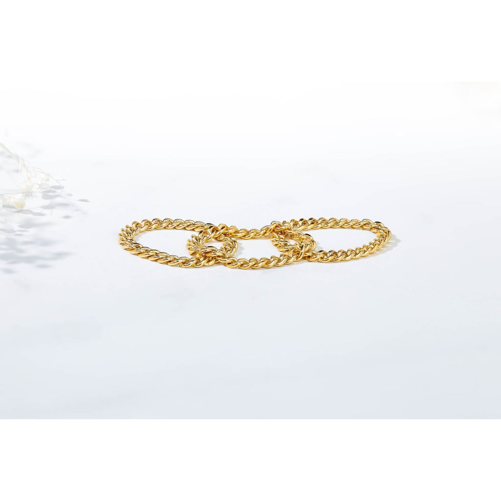 Cuban Link Chain Ring