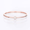 Dainty Cubic Zirconia Diamond Ring in Gold Fill