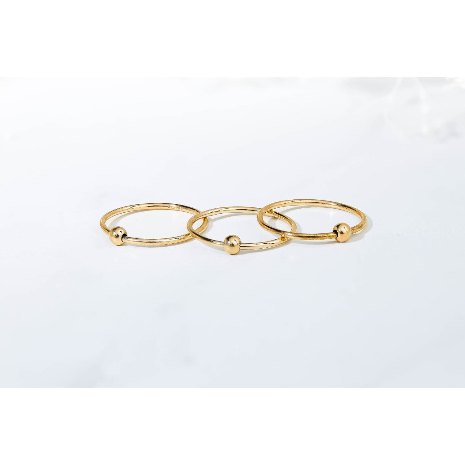 Dainty Gold Spinner Ring