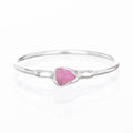 Dainty Raw Ruby Ring in Sterling Silver