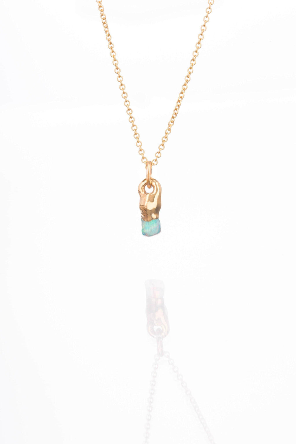Dainty Raw Opal Necklace • Gold Fill • Charm Pendant • Raw Gemstone Crystal Necklace • Boho Necklace • Australian Opal • Fall Jewelry