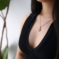Chunky Rose Quartz Necklace • Gold Filled • Handmade Pink Fall Jewelry • Antique Style • January Birthstone • Perfect Mother of Bride Gift