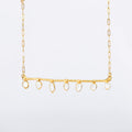 Fairy Raw Crystal Bar Necklace