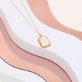 Baroque Pearl Pendanlace for Women, White Pearl Pendant, Celestial Necklace, Pearl Jewelry, Mother of Pearl Necklace, Freshwater Pearl