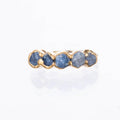 Five Stone Raw Sapphire Ring