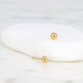 Gold Filled Dainty Ball Stud Earrings