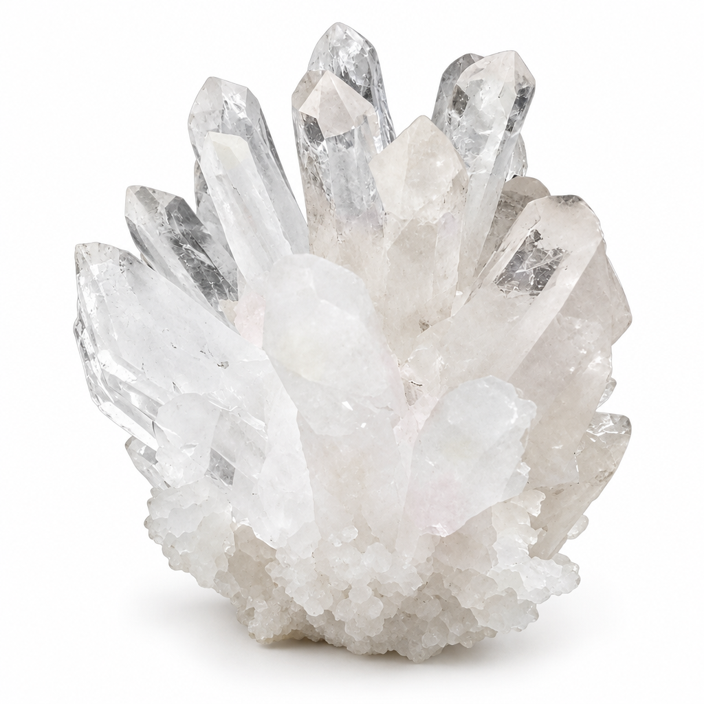 Clear Quartz Geode Cluster
