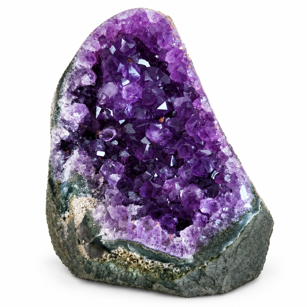 Amethyst Crystal Cluster Specimen