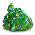 Green Aura Geode Quartz Cluster