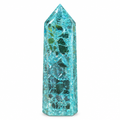 Blue Crackle Quartz Tower