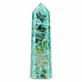 Mint Crackle Quartz Tower