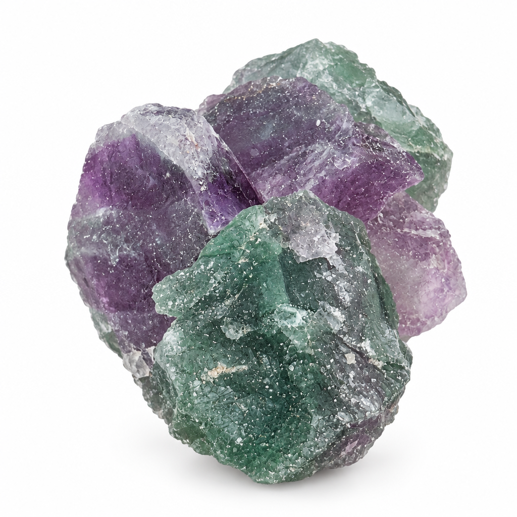 Raw Rainbow Fluorite