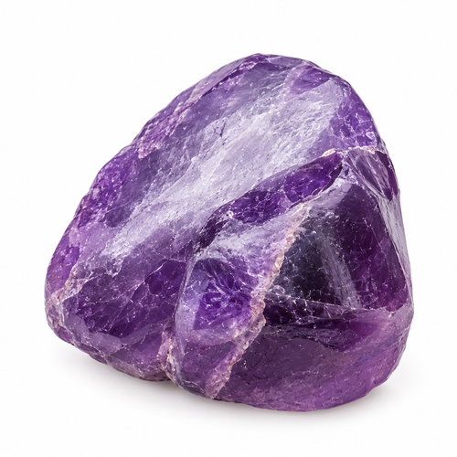 Chevron Amethyst Tumbled Stone