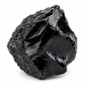 Raw Black Obsidian
