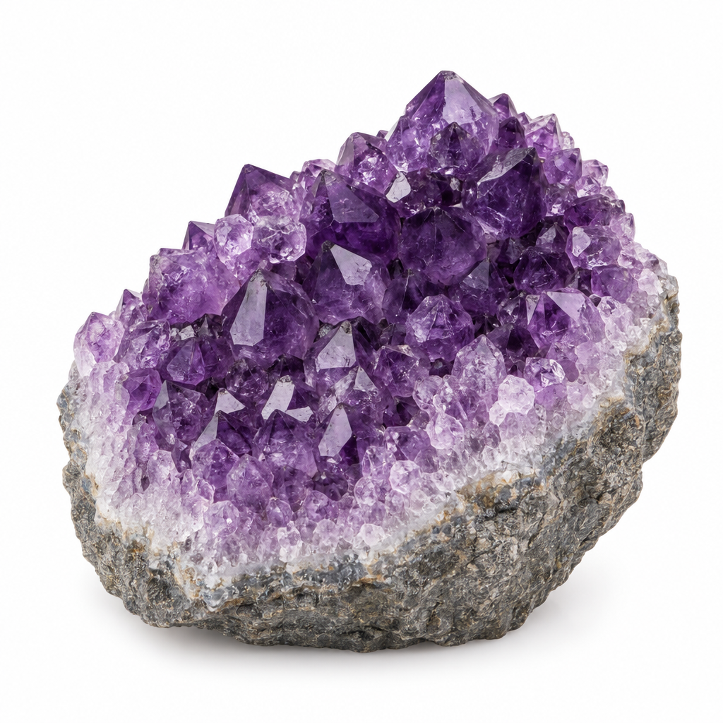 Raw Amethyst Geode Cluster