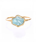 New Raw Aquamarine Ring