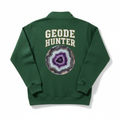 Geode Hunter Zip-Up Jacket with geode print