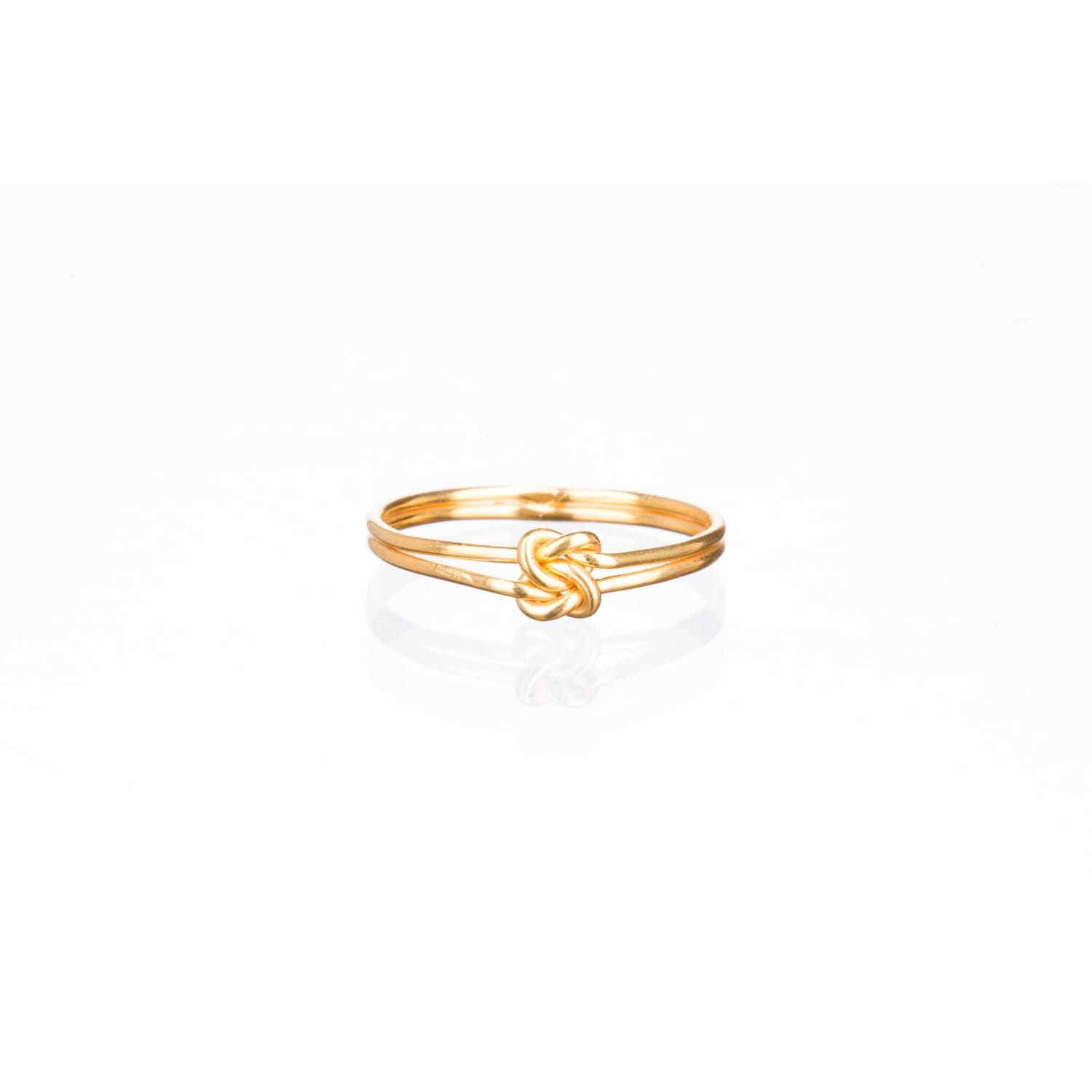 Love Knot Ring • 14k Gold Filled Infinity Celtic Ring • Perfect Dainty Pinky Promise or Purity Ring • Non Tarnish Waterproof Daily Wear