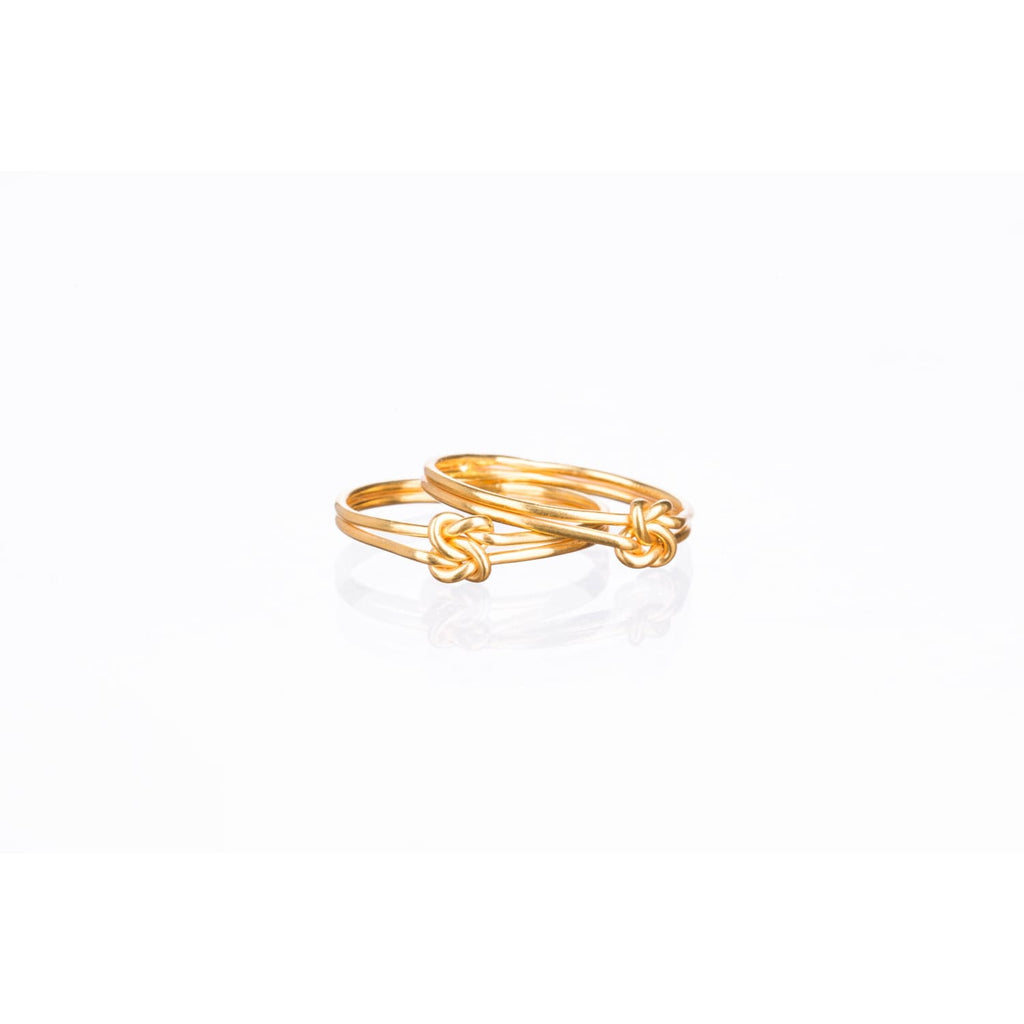 Love Knot Ring • 14k Gold Filled Infinity Celtic Ring • Perfect Dainty Pinky Promise or Purity Ring • Non Tarnish Waterproof Daily Wear