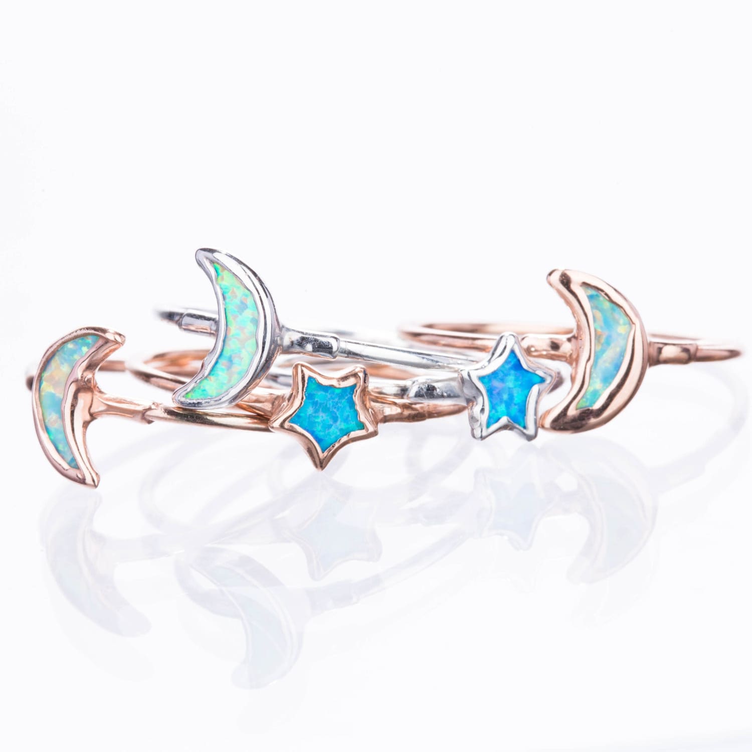 Moon Kyocera Opal Ring