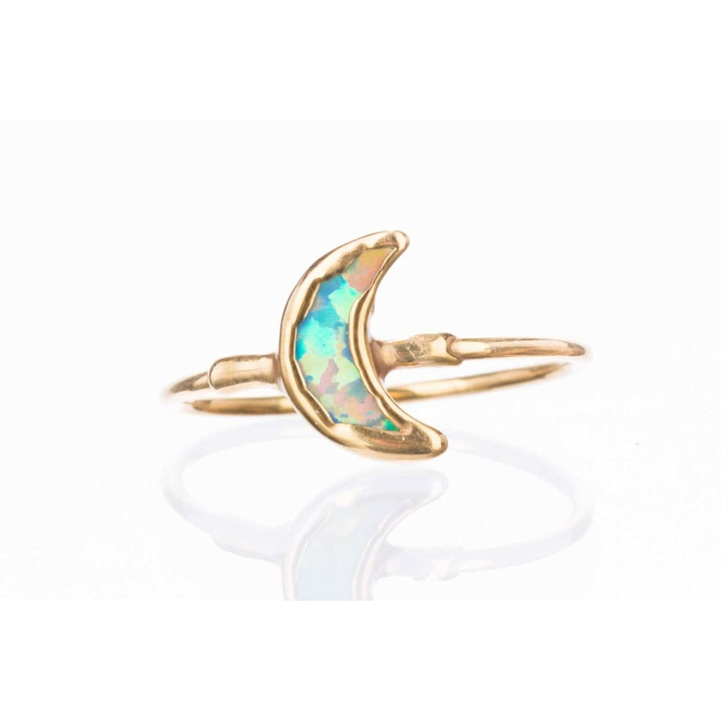 Moon Kyocera Opal Ring