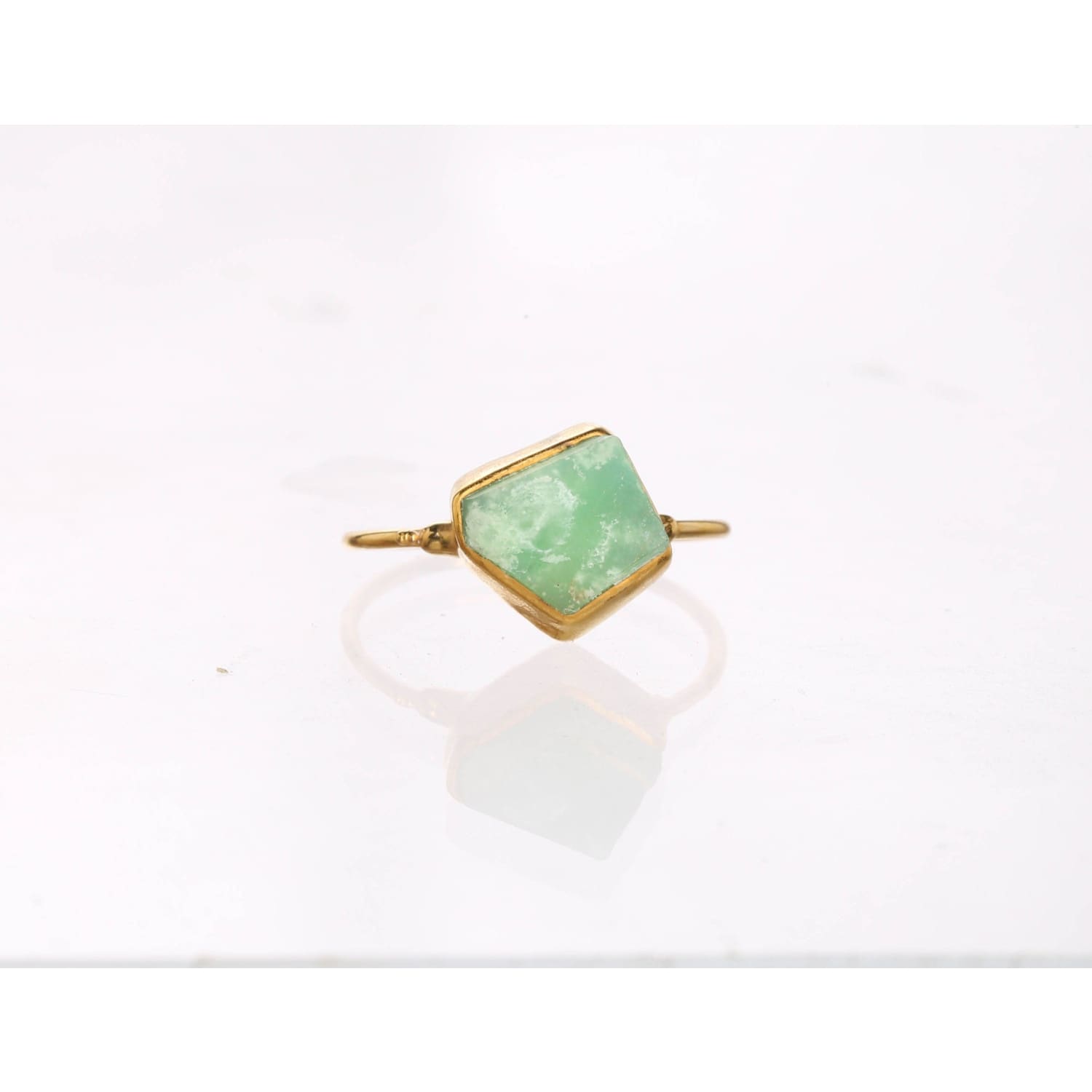 Raw Australian Jade Ring