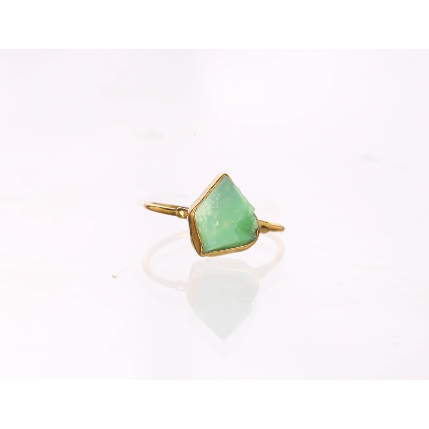 Raw Australian Jade Ring