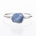 Raw Sapphire Ring in Sterling Silver