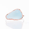 Raw Sky Blue Topaz Ring