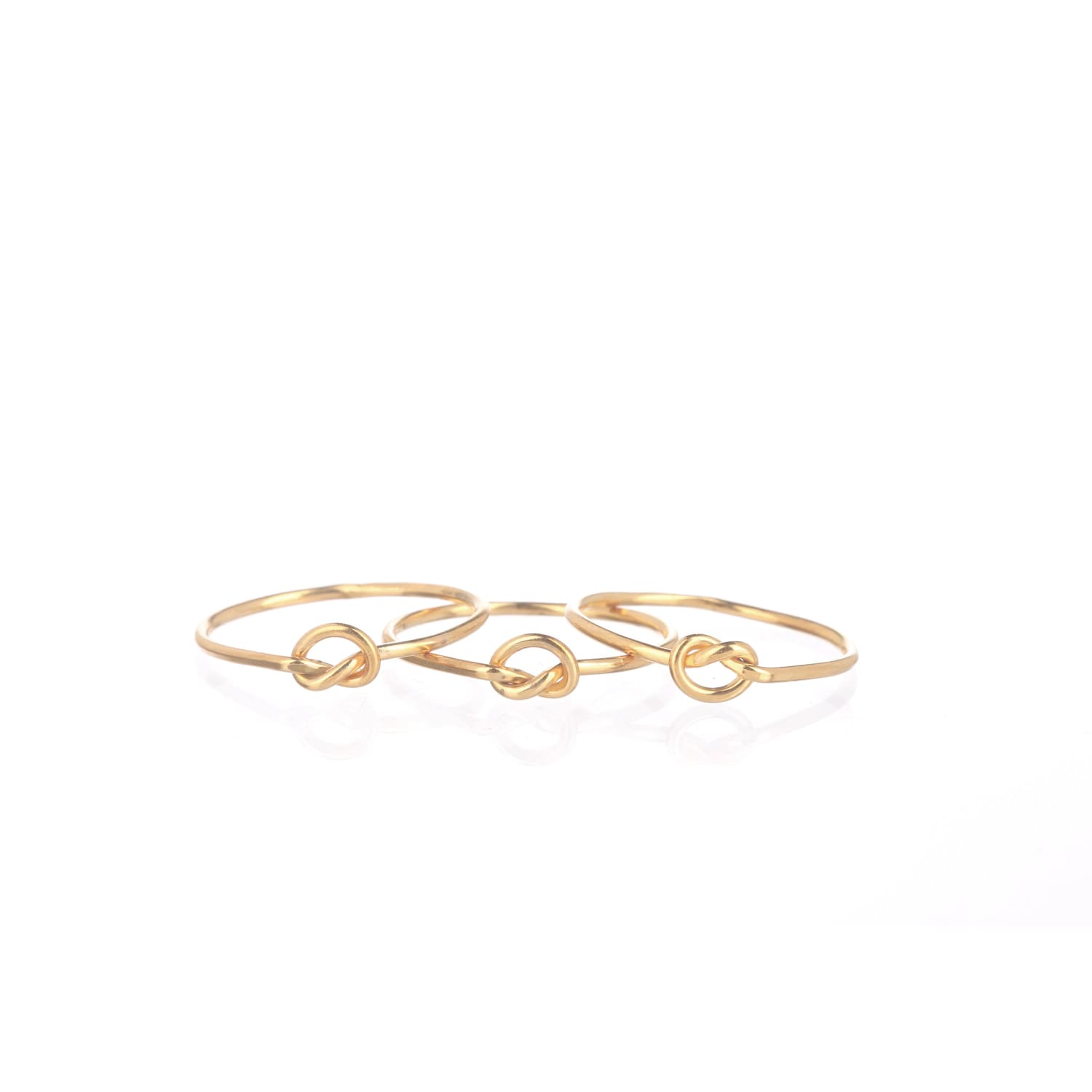 Single Love Knot Ring, 14k Rose Gold Filled Valentines Day